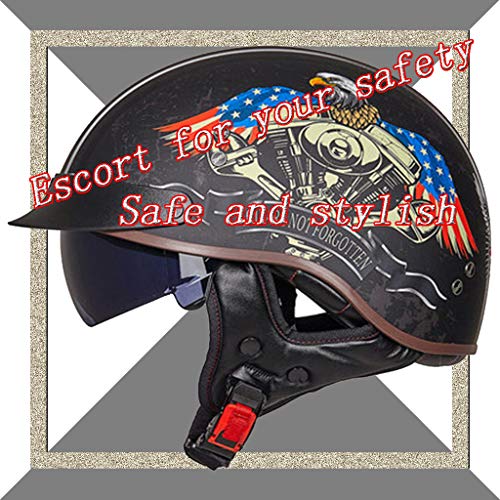 Casque moto jet visière antibuée et coque ABS anti-chocs WUTONG