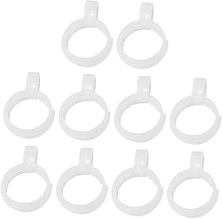 10pcs Cross Stitch Roll Holder Clips for Embroidery DIY Crafts | Plastic Quick-fix Clamps, Easy Setup and Removal, Portable Set for Beginners and Experts