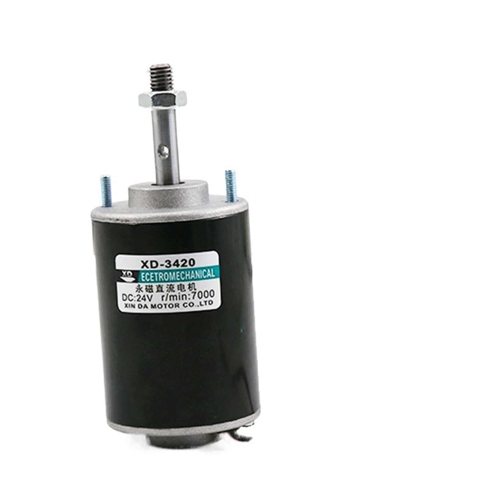 Moteur 3420 CW CCW résoud vibrations axe fileté 12V avec support - 6
