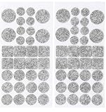 BGS Diy 80703 | Filzgleiter-Satz | grau-meliert | 64-tlg.