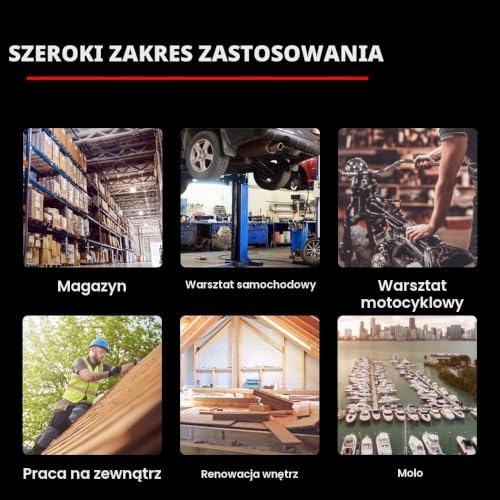 Anbull Wciągarka ręczna 2T, ocynkowany łańcuch, bezolejowy, udźwig 2000 kg, wciągarka linowa, linka z grzechotką, łańcuch 3 m, wysokość podnoszenia 2,5 m