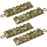 ElaraBerry 4 Pack 7 Round Shotgun Shell Holder for 12 Gauge Ammo Shotgun Shell Cards with Hook and...