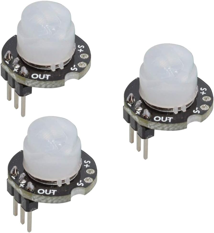 3pcs MINI SR602 Motion Sensor Detector Module Pyroelectric Infrared Sensory Switch High Sensitivity for Arduino PI