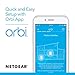 Netgear orbi Whole Home Mesh Wifi System with Tri-Band - Wireless router replacement, Eliminate Wifi Dead Zones, Up to 5000 Sqft, 2pk (rbk50)