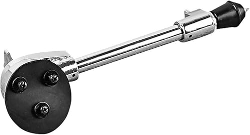 Miniatura 8 de Soporte de pierna de tambor de metal, pieza de repuesto, soporte de altura ajustable, accesorios plateados portátiles para una fácil instalación