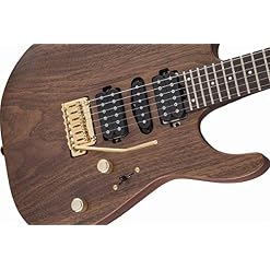 Charvel MJ DK24 HSH 2PT E Mahogany, naturel - Les Beatles, Paul McCartney, John Lennon, RIngo Starr, George Harrison Charvel MJ DK24 HSH 2PT E Mahogany, naturel – Image 5