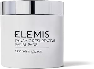 ELEMIS Dynamic Resurfacing Facial Pads - Blackhead Refining Treatment - Gentle Daily Skin Resurfacer - Lactic Acid, Tri-Enzyme - 60-Count Jar