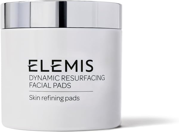 ELEMIS Dynamic Resurfacing Facial Pads - Blackhead Refining Treatment - Gentle Daily Skin Resurfacer - Lactic Acid, Tri-Enzyme - 60-Count Jar