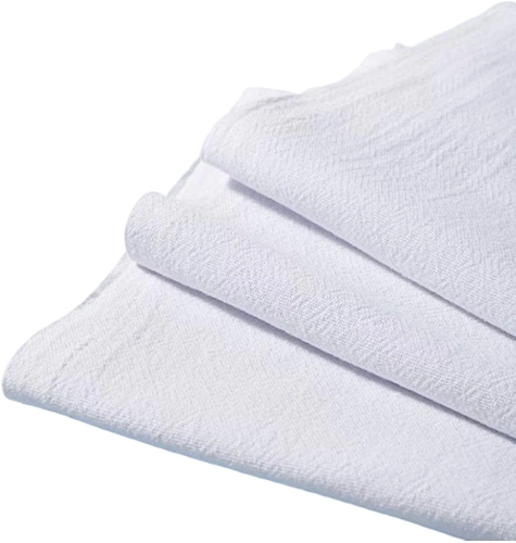 Panos De Prato Pé De Galinha Branco Grosso Legitimo Grande Qualidade Premium(5)