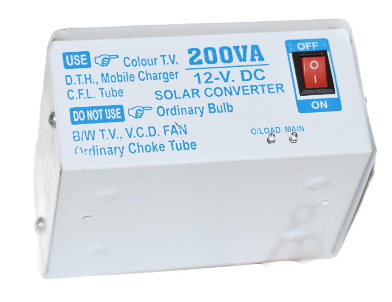 RASHRI ; One For All 200 watt 12v DC to AC converter for TV, LED, Fan, DTH with double socket output-image-43
