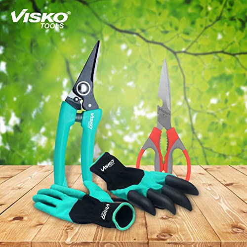 VISKO Garden Tools Set, 662 Gardening Hand Tool Kit 3 Pieces for Home Gardening