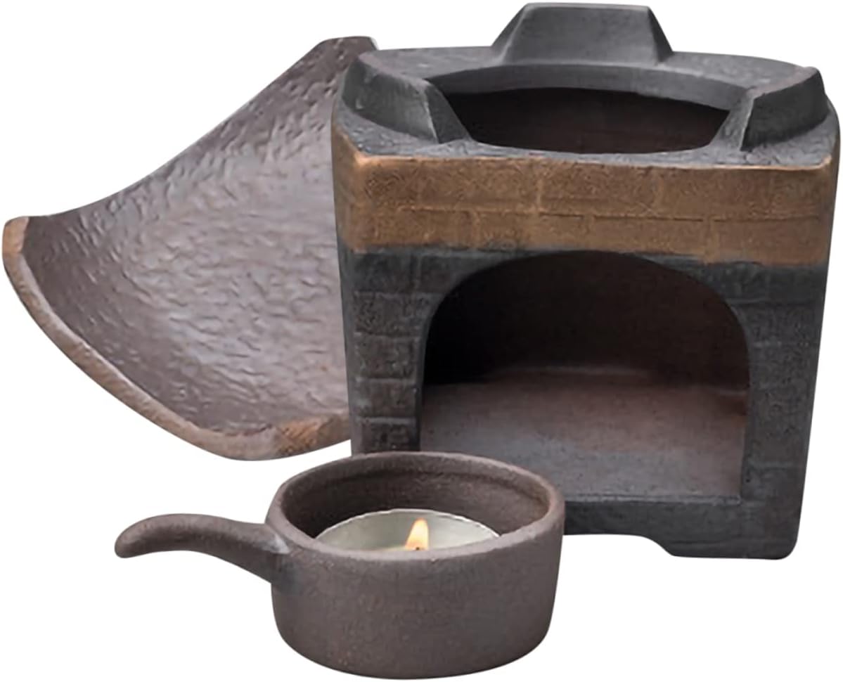 Ceramic Teapot Warmer Retro Kettle Stove Holder Tea Pot Warmer Base for Tea Supplies