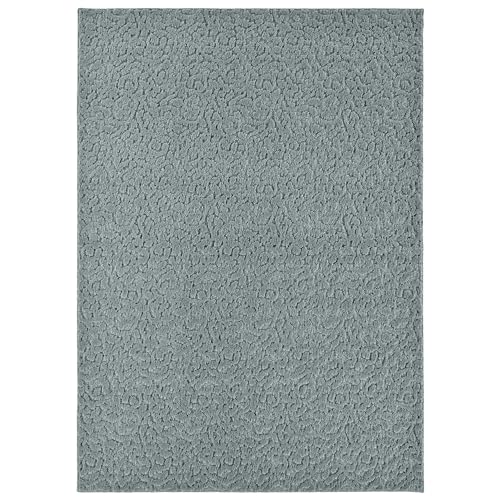 Garland Rug Ivy 5x7 Sea Foam Blue Floral Area Rug