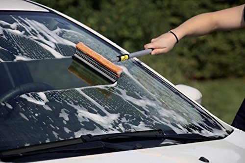 CORA 001128253 Scheibenreiniger mit Griff, Aluminium, Teleskopstange