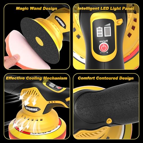 8-Speed Cordless Car Polisher