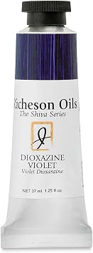 Jack Richeson 120041 37-Ml Artist Oil Colors, Shiva Violet Deep