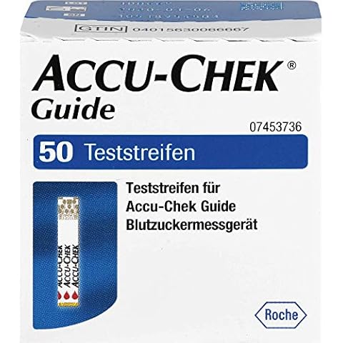 Roche Diab.Care ACCU CHEK Guide Teststreifen, 50 Stück Cover