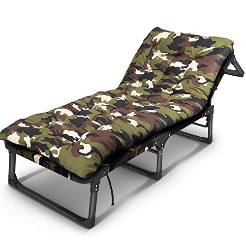 Lit de camping solide pliable et portable Oxford avec support ultra de 440 LB