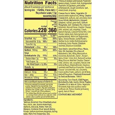 Old El Paso Stacked Queso Crunch Taco Kit ، 6-count ، 13.25 أوقية. (حزمة 2)