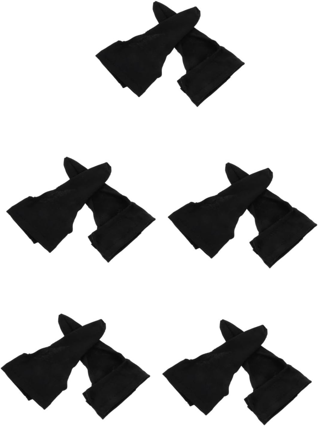 GANAZONO 5pairs Bowling Thumb Protection Cover Lightweight Compact Thumb Socks for Unparalleled Finger Protection Breathable for Bowlers Go for Injury Prevention