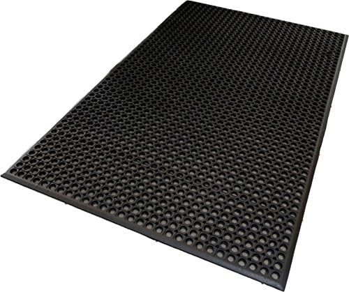 Mats Inc. Professional Series Kitchen Mat, 3' x 5', Black
