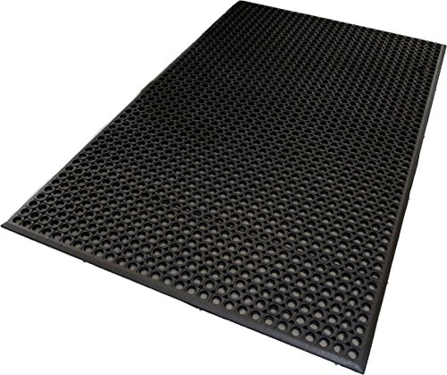 Mats Inc. Professional Series Kitchen Mat, 3' X 5', Black #TOP2