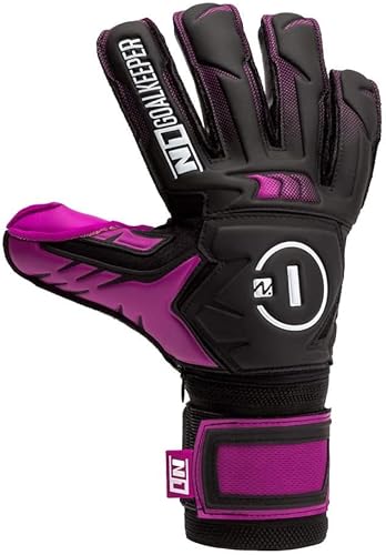 Miniatura 5 de N1 Goalkeeper gloves Beta 2.0 Elite - Guantes de fútbol con corte Ergoroll y palma de látex alemán con agarre Giga. Guantes de portero de fútbol con