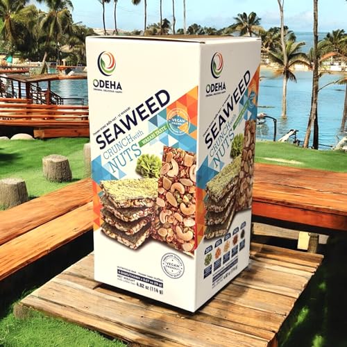 Image of Combo - Cheese Seaweed Nuts and Seaweed Wasabi Nuts - Thanh Rong Bien Vi Pho Mai va Thanh Rong Bien Vi Wasabi - 4 Oz per Box with 2 Boxes per Order