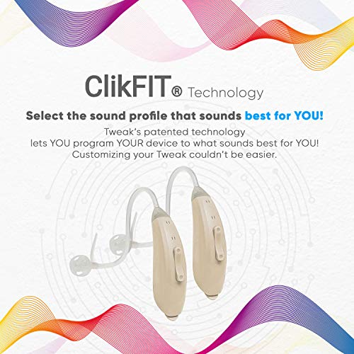 The Tweak Digital Hearing Amplifier To Aid Personal Sound Amplification With Five Pre-Programmed Listening Modes Amplifies Sound You Want To Hear | With Personal Accessories Kit Included #TOP1