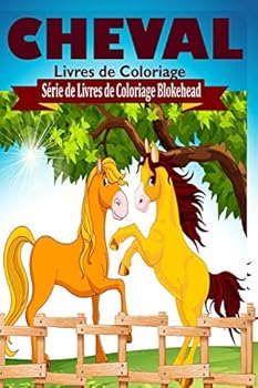Paperback Cheval Livres de Coloriage [French] Book
