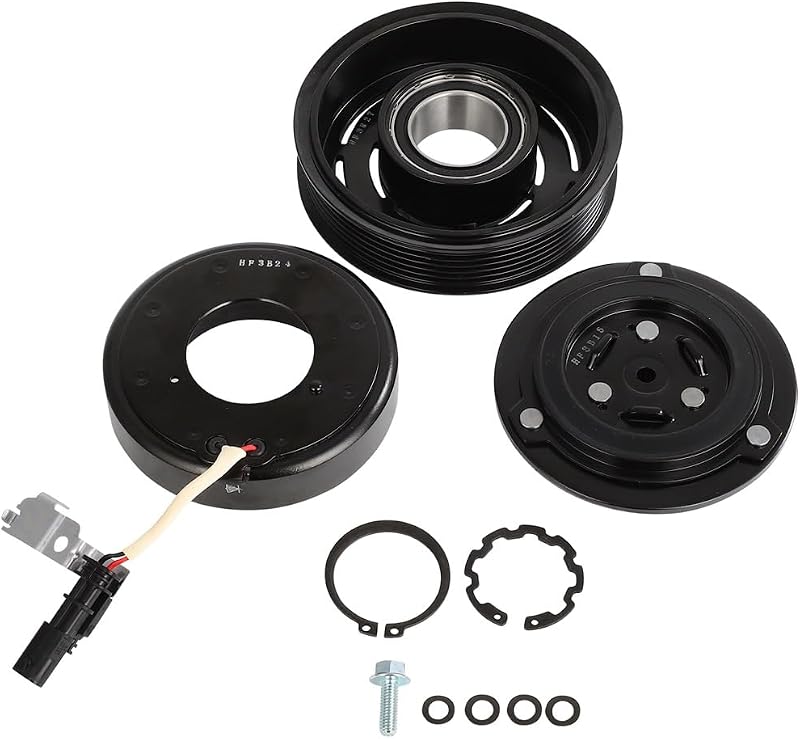 Kit de embreagem do compressor de ar-condicionado ECCPP para Chevrolet Impala, Equinox, GMC Terrain, Buick LaCrosse e Cadillac XTS – 1 conjunto