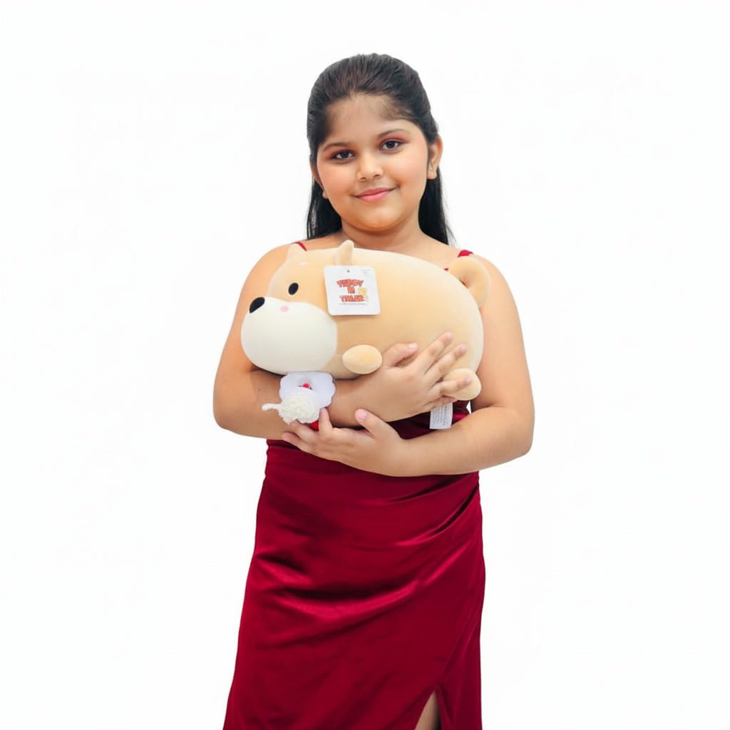 Teddy N Tales Cute Shiba Inu Plush Toy (35cm) – Ultra-Soft Stuffed Dog Animal – Realistic Kawaii Puppy Soft Toy for Kids, Toddlers, and Shiba Lovers Room Decor (Tan/White) Teddy N Tales Cute Shiba Inu Plush Toy (35cm) – Ultra-Soft Stuffed Dog Animal – Realistic Kawaii Puppy Soft Toy for Kids, Toddlers, and Shiba Lovers Room Decor (Tan/White)