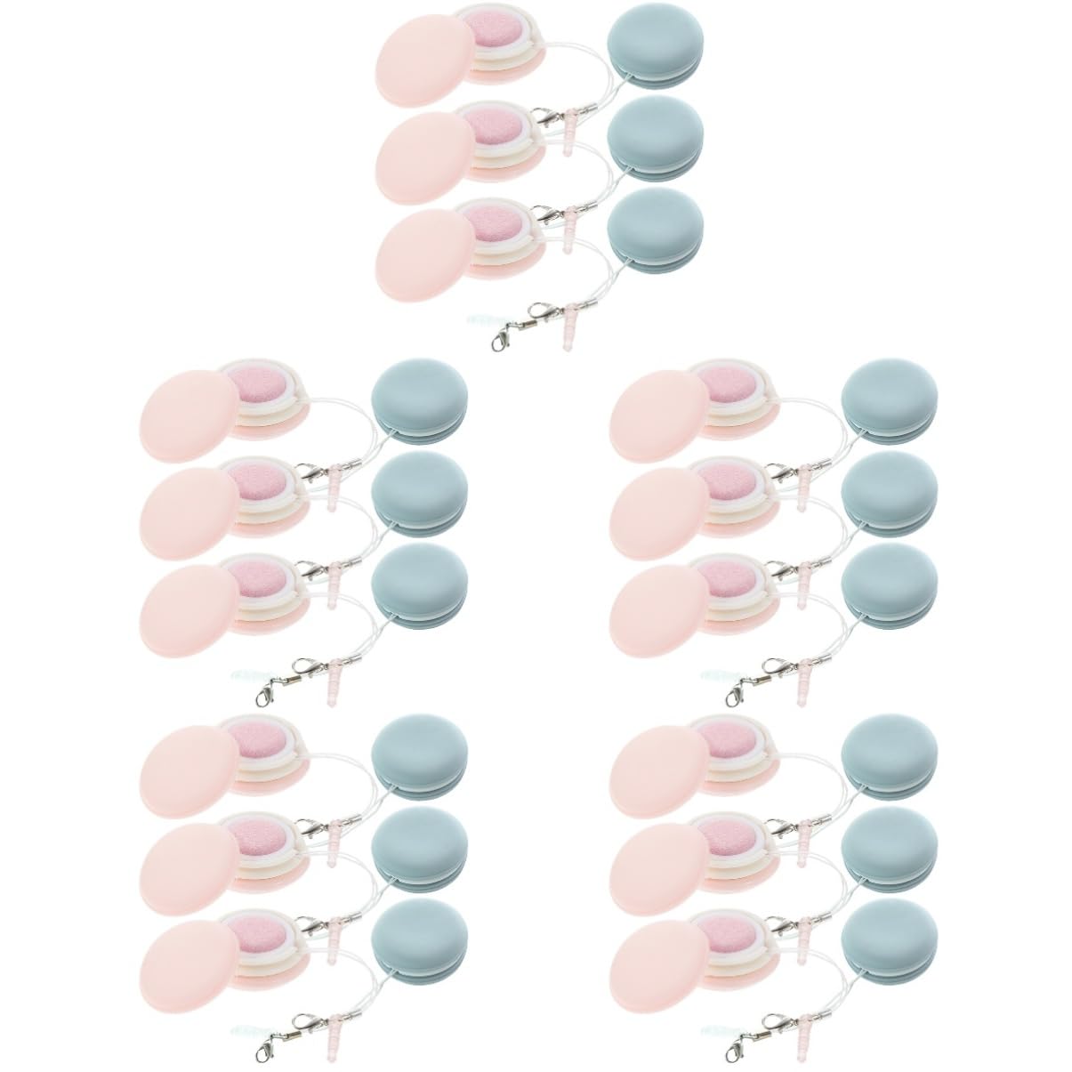 Healeved 30piezas Paquete De Paños Limpiadores De Pantallas Forma De Macaron De Limpieza De Microfibra Para Gafas Teléfonos y Laptops Sin Rayones Ni Manchas Para Uso Diario