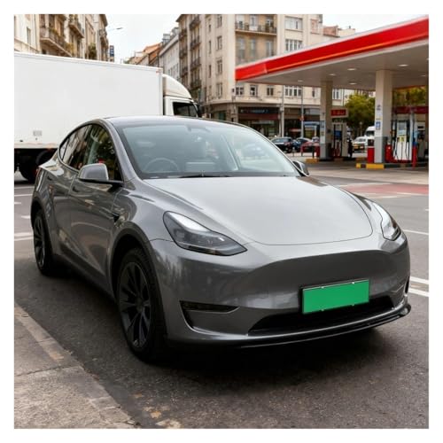 Spoiler pare-chocs avant Tesla Model Y diffuseur lèvre noir brillant - 6