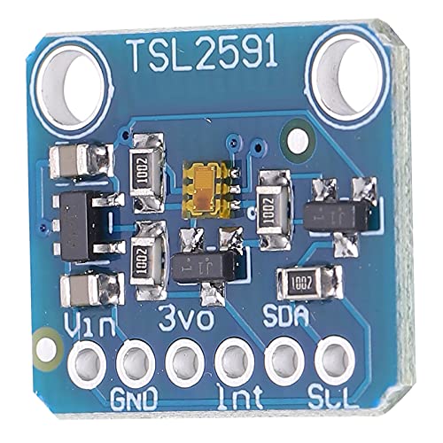 TSL2591 Hochdynamischer Digitaler Lichtsensor, I2C-Schnittstelle, Infrarot und Vollspektrum, 188 Lx bis 88.000 Lx, -30°C bis 80°C