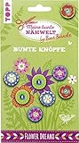  Bine Brändle Bunte Knöpfe Flower Dreams: 8 Knöpfe in 4 Designs