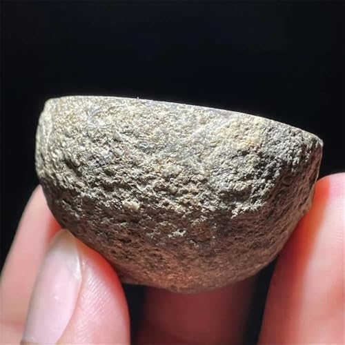 Pierre de Cristal Agate Jaune Grotte avec Carré Noir Déco