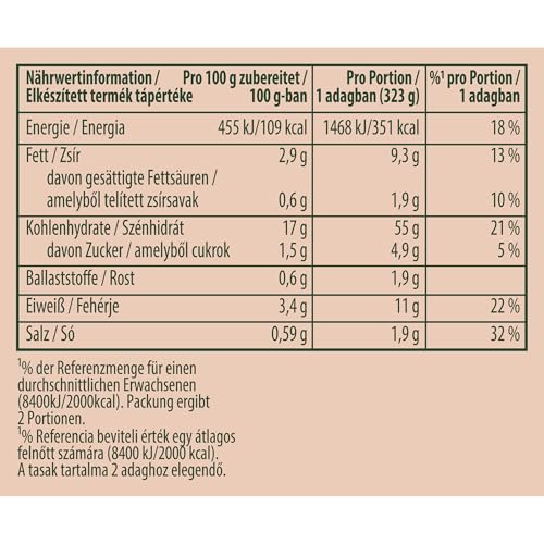 Knorr Spaghetteria Nudel-Fertiggericht Pasta Carbonara leckeres Nudelgericht fertig in 6 Minuten 2 Portionen – Bild 3