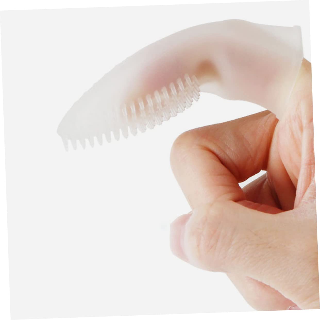 minkissy Lot De 4 Brosses À Dents Pour Animaux De Compagnie : Brosse À Dents Pour Chiens Et Chats Des Doigts Fine Et Espacée Extrémité Conique Facile À Nettoyer