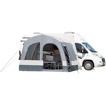 DWT Luna Air Motorhome Awning 350 x 250 cm Inflatable Mobile Tent Freestanding for Buses and Box Vans with Tent Floor