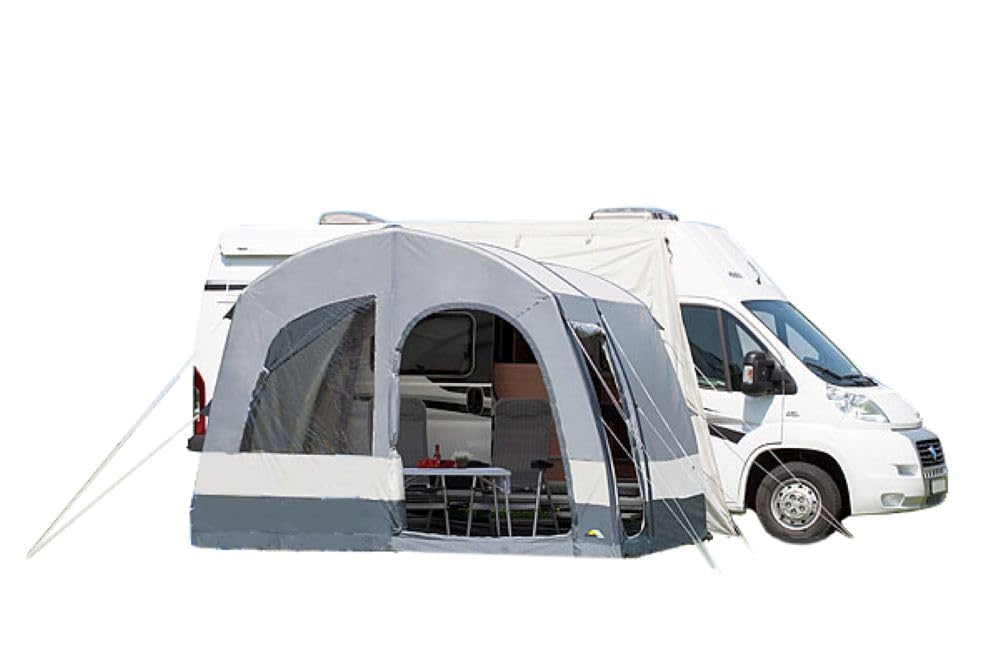 DWT Wohnmobil Vorzelt Luna Air, 350 x 250 cm, aufblasbares Mobilzelt, freistehend für Busse und Kastenwagen inkl. Zeltboden