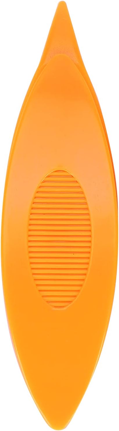 Tatting Shuttles Plastic Colorful Tatting Shuttle Tool for DIY Hand Sewing Knitting Craft Enthusiasts 2pcs Durable Small Size (12043 Orange + Bright Orange)