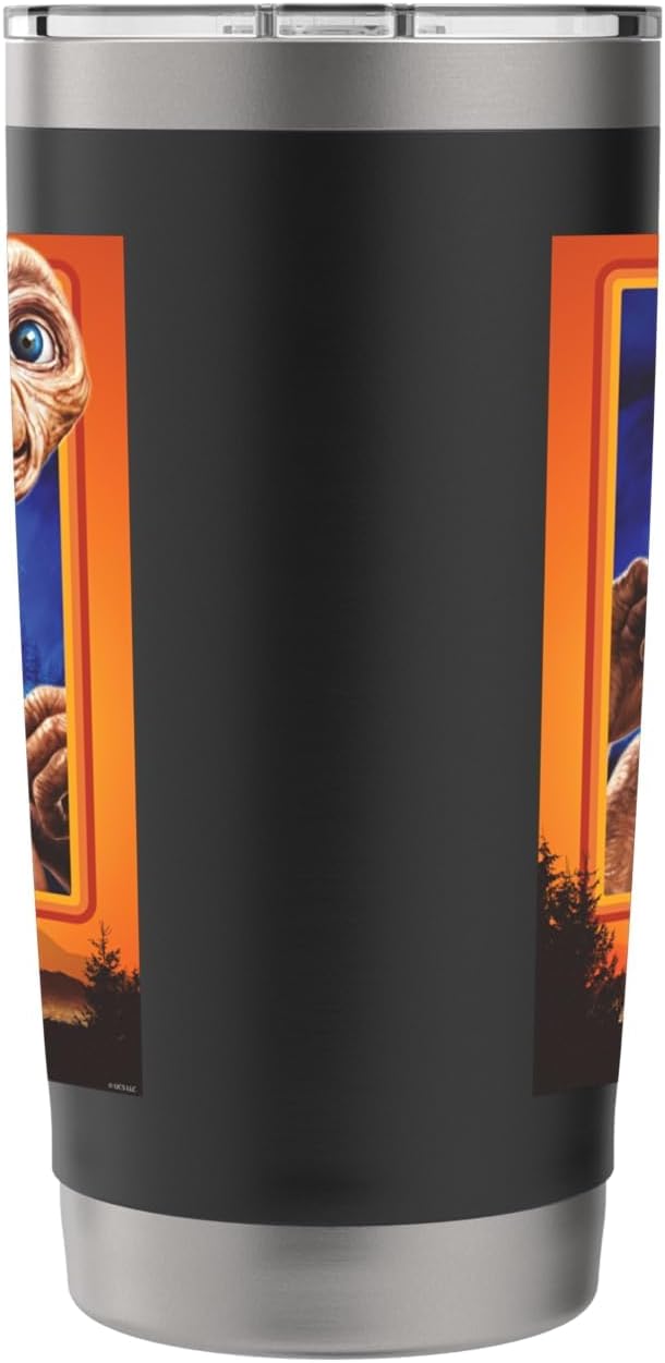 E.T. the Extraterrestrial retro sunset Stainless Steel Insulated Tumbler image 2