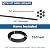 MUZATA 150ft 1/8" Black Wire Rope T316 Stainless Steel Marine Grade for Indoor Cable Railing Aircraft Stair Deck Fencing 7x7 Strand DIY Balustrade Hanging WR19 WP1