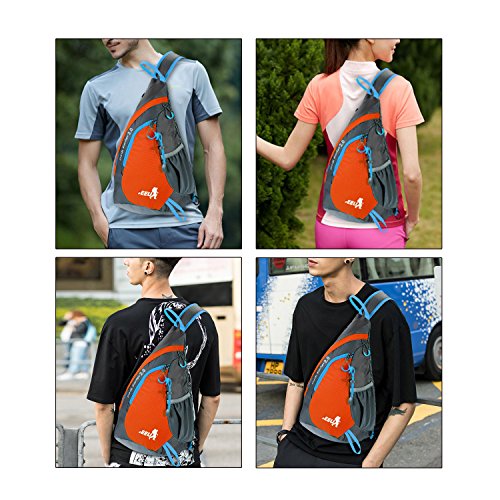 Seeu Sling Backpack For Women Men, Lightweight Back Sack Rope Sling Bag Cross Body Messenger Bags For Gym Travel #TOP5