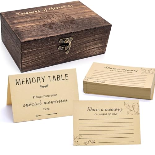 Oxmidud Wooden Share Love & Memories Box with...