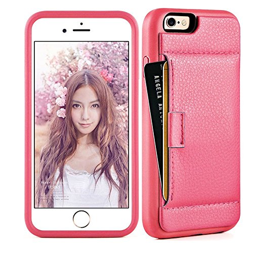 iPhone 6s case, Zve iPhone 6 Case, iPhone 6 Ultra Slim Protective ID Card Holders Case Leather Wallet Cover for iPhone 6/6S 4.7