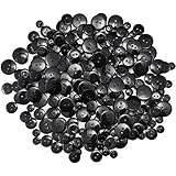Material resistente: el botón negro está hecho de material de resina con buena resistencia a la abrasión, la resina saturada es un material de resina termoendurecible con alta resistencia, por lo que generalmente puede soportar la fricción constante de la lavadora sin romperse y no dañar la ropa.