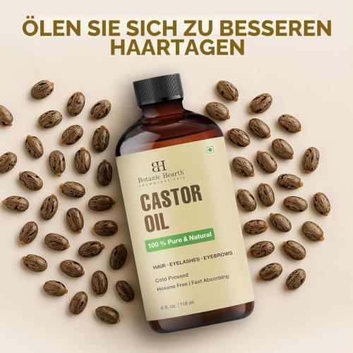 Botanic Hearth Rizinusöl 100% Rein kaltgepresst 118 ml – Ansicht 4