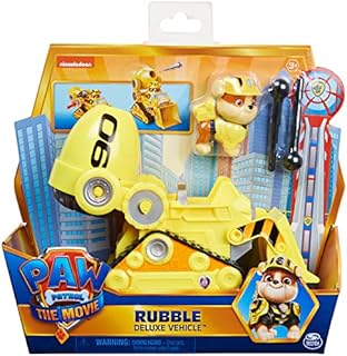 Paw Patrol, Chases Deluxe Movie Transforming Toy Car with Collectible Action Figure, Kids Toys for Ages 3 and up